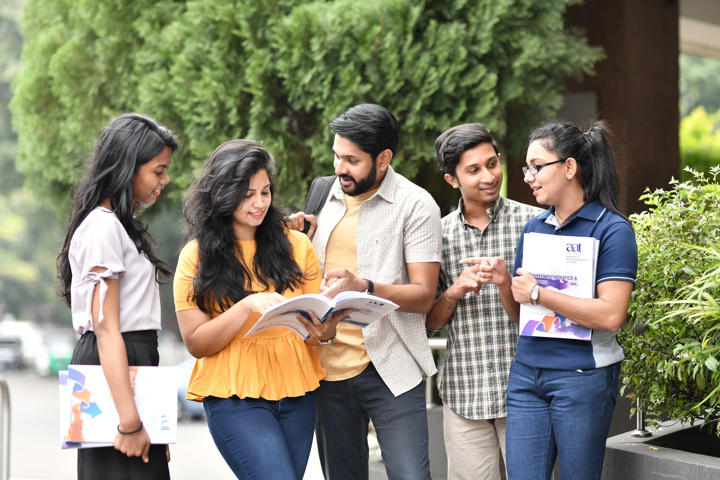 Group of Students Talking in the Campus